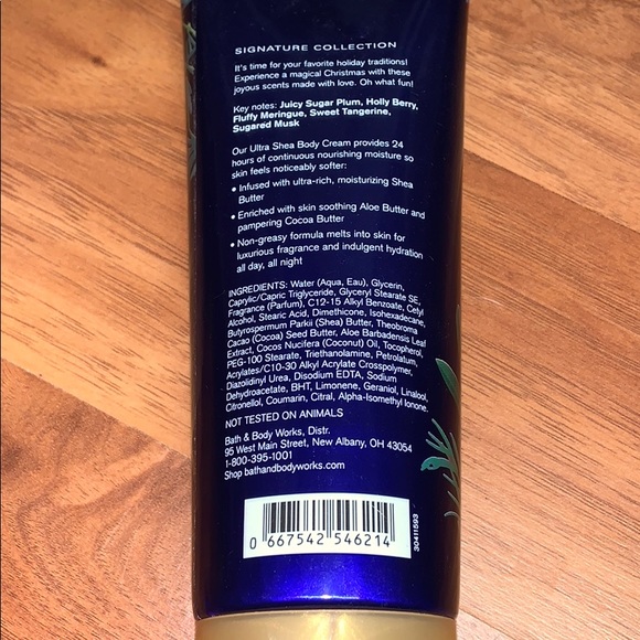 Brand New Bath and Body Works Sugar Plum Swirl Body Cream - Picture 4 of 4